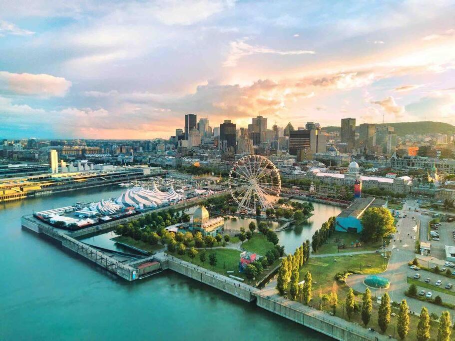 Mind Blowing City View - 2 Beds - Pool & Spa - Downtown Montreal Exteriér fotografie